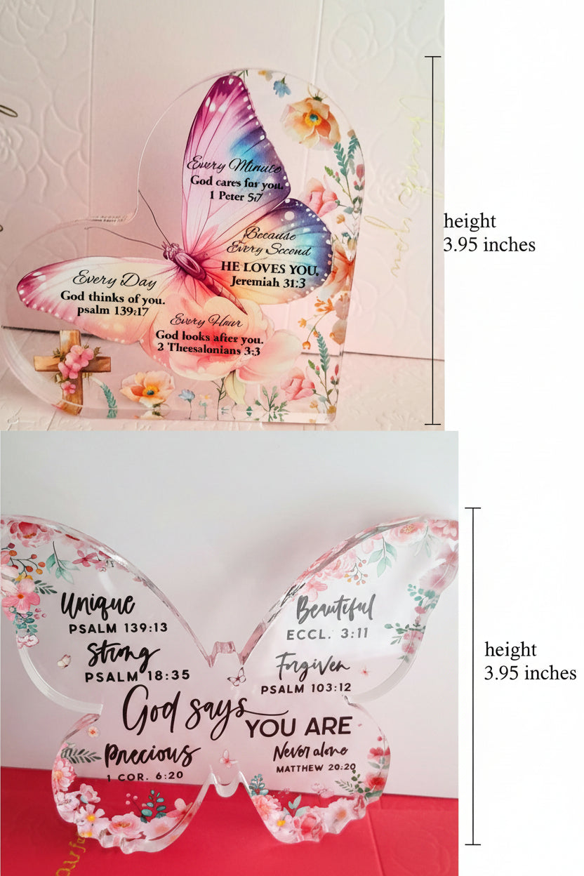 Acrylic plaques with Scripture