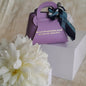 Lilac mini handbag with Scripture - But as for me and my house