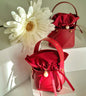 Red Tote Pouch - Faith is the substance of things hoped for, the evidence of things not seen